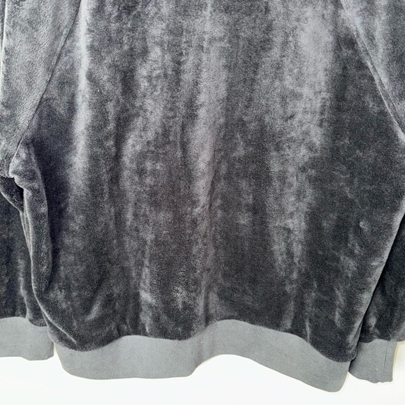 Athleta Black Recover Cozy Snap Front Fleece Pullover - Picture 11 of 12